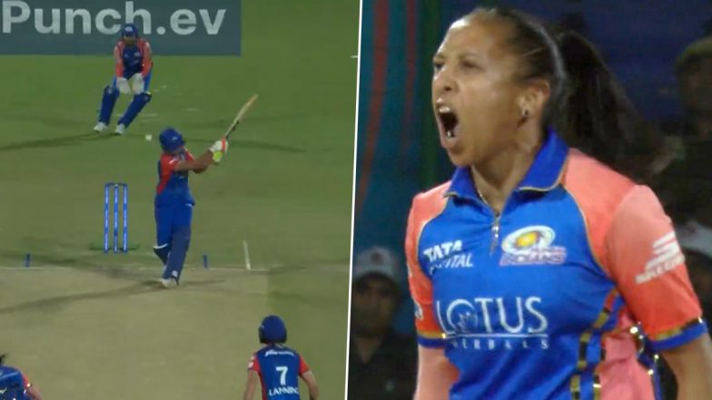 ‘F**k Off’ Shabnim Ismail Gives Fiery Send-Off to Shafali Verma After Being Hit for Two Sixes During DC-W vs MI-W WPL 2024 Match, Video Goes Viral