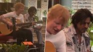 Inside Ed Sheeran&rsquo;s Private Concert for Shah Rukh Khan at Mannat; Singer Croons His Hit Track &lsquo;Perfect&rsquo; (Watch Video)