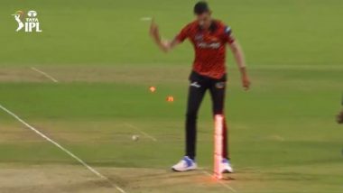 Shahbaz Ahmed Runs Out Sunil Narine With Sensational Direct Hit During KKR vs SRH IPL 2024 Match (Watch Video)