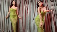 Shehnaaz Gill Mesmerises Fans with Stunning Appearance in Green Midi Dress!