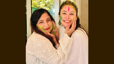 Shehnaaz Gill and Her Mother Twin in White for Holi 2024 Celebrations, Actress Shares Pictures on Instagram