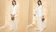 Shilpa Shetty Is a Vision in a White Sharara Set She Donned for an Outing, Leads the Way in Ethnic Glamour (View Pics)