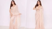 Shraddha Arya Wows in Serene Baby Pink Saree for Zee Rishtey Awards 2024 (View Pics)