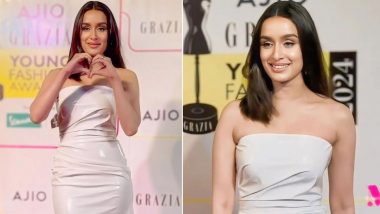 ‘Looking Like a Barbie!’ Shraddha Kapoor’s Appearance in White Strapless Dress at an Event Leaves Netizens Impressed