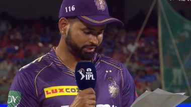 Shreyas Iyer Penalised for Maintain Slow Over Rate During KKR vs RR IPL 2024 Match