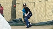 Shubman Gill Sweats it Out in Net Practice Under Supervision Of His Father Ahead of IND vs ENG 5th Test 2024 (Watch Video)