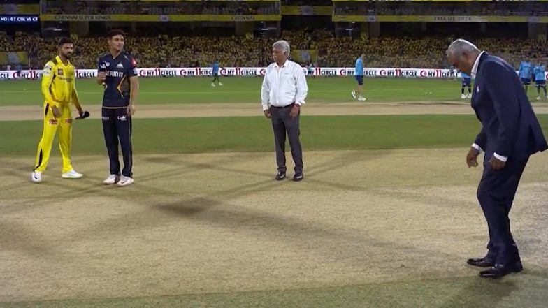 'Sorry, Bowl First' Gujarat Titans Captain Shubman Gill Gets Confused During Toss, Changes Decision After Initially Opting to Bat During CSK vs GT IPL 2024 (Watch Video)