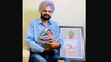 Sidhu Moosewala’s Parents Blessed With Baby Boy; Late Punjabi Singer’s Father Balkaur Singh Shares Pic of the Newborn