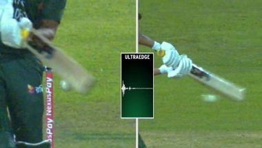 Drama! Soumya Sarkar Given Not Out by TV Umpire Despite Ultra Edge Showing Spike As Ball Passes Bat During BAN vs SL 2nd T20I 2024 (Watch Video)
