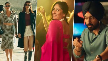 Crew Song ‘Choli Ke Peeche’: Kareena Kapoor Khan and Diljit Dosanjh Add Modern Twist to Iconic 90s Track (Watch Video)
