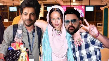 Sunil Grover Shares a Hilarious Edited Picture of Him and Kapil Sharma Posing With Rihanna and It Will Crack You Up!