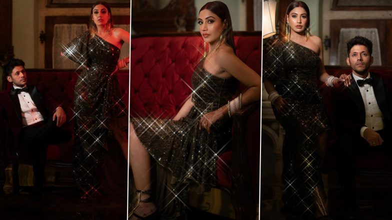 Surbhi Chandna and Husband Karan Sharma Slay in Ultra Glam Ensembles for Their Tux Night Celebrations (View Pics)