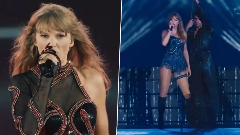 The Eras Tour (Taylor Swift Version) Trailer: 'Cardigan' Singer's Concert Film to Premiere on Disney+ on March 14; Shares New Update on Social Media (Watch Video)