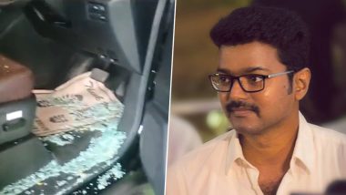 The Greatest of All Time: Thalapathy Vijay's Car Mobbed by Fans as He Returns to Kerala After 14 Years for Upcoming Film Shoot (Watch Video)