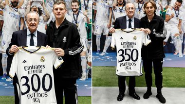 Mid-Field Stars Luka Modric and Toni Kroos Complete 350 and 300 Matches Each for Real Madrid in LaLiga