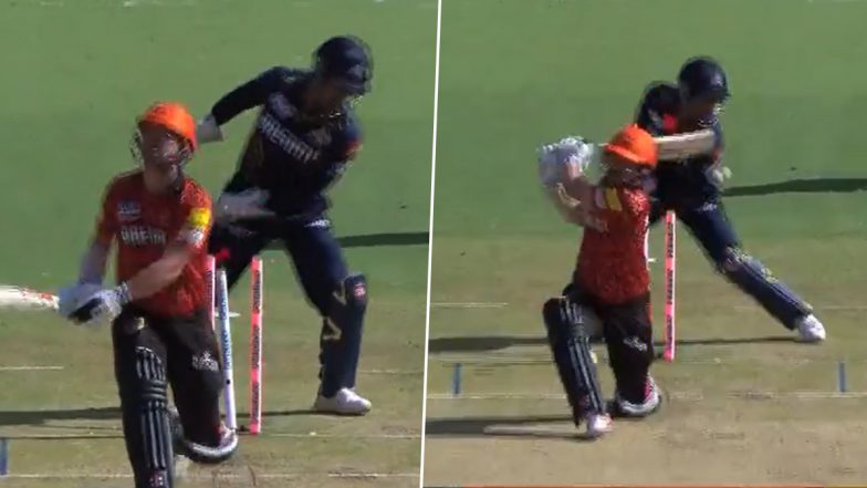 Travis Head Wicket Video: Watch Noor Ahmad Bamboozle Sunrisers Hyderabad Opener During GT vs SRH IPL 2024