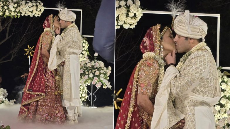 TV Actress Twinkle Vasisht Marries Harsh Tuli; Newlyweds Share Sweet Kiss In This First Pic From Their Wedding!