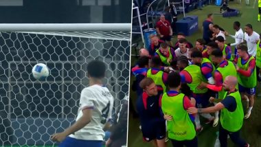 Tyler Adams Scores a Cracking Goal From Outside the Box During Mexico vs USA CONCACAF Nations League Final, Video Goes Viral