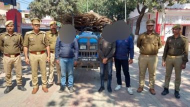 Uttar Pradesh: Three Social Media Influencers Steal Tractor Trolley Containing 45 Quintals of Iron in Bahraich, Arrested