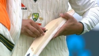 Usman Khawaja Forced To Remove Dove Sticker From Bat During New Zealand vs Australia 1st Test 2024