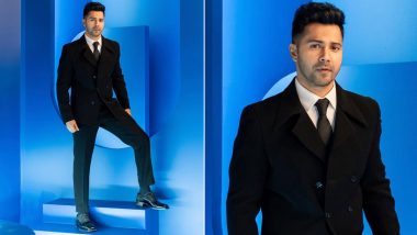 Varun Dhawan Is Dressed To Impress in Stylish All-Black Ensemble; Actor’s Suited Look Is Total Fashion Goals (View Pics)