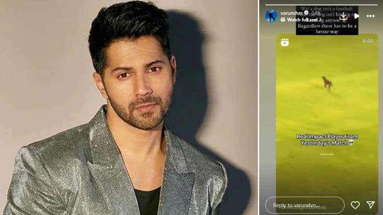 Varun Dhawan Slams IPL Ground Staff for Kicking a Dog During Mumbai Indians vs Gujarat Titans Match