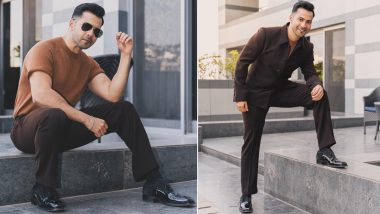 Varun Dhawan’s All-Brown Look Spells Fashion Success, Sets the Trend for Modern Men’s Fashion (View Pics)