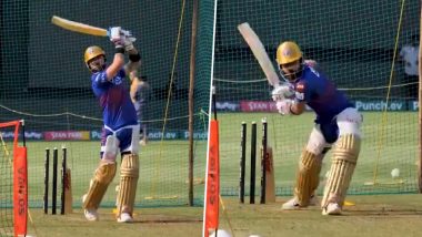 Virat Kohli Sweats It Out in the Nets Ahead of RCB vs PBKS IPL 2024 Match (Watch Video)