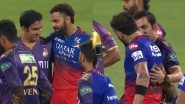 Virat Kohli and Gautam Gambhir Hug Each Other, Chat During RCB vs KKR IPL 2024 Match; Pics and Videos Go Viral