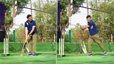 'It's White vs Whites' Chess Legend Viswanathan Anand Teases 'Face-Off' With Ravi Ashwin, Shares Glimpse of His Batting Practice On Social Media (Watch Video)