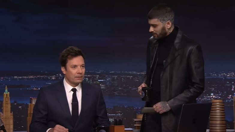 'What I Am': Zayn Malik Interrupts Jimmy Fallon's Tonight Show Monologue to Promote His New Single! (Watch Video)