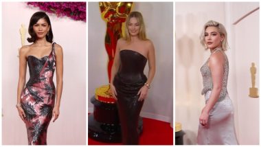 Oscars 2024 Best Dressed Celebs: Florence Pugh, Margot Robbie, Emma Stone, Zendaya, Charlize Theron, Ariana Grande, and Other A-Listers Dazzle on the Red Carpet!
