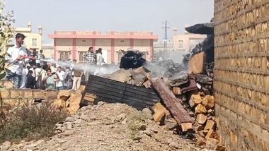 IAF Aircraft Crash: Initial Reports Point Towards Engine Failure As Cause Behind LCA Tejas Crash in Jaisalmer, Say Defence Officials (Watch Video)