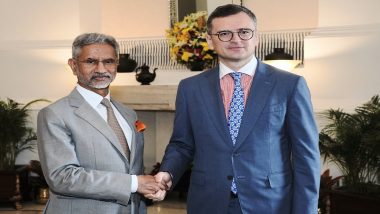India-Ukraine Hold Bilateral Talks: EAM S Jaishankar Says ‘Talks With Ukrainian FM Dmytro Kuleba Focused on Conflict With Russia’ (Watch Video)