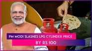 International Women's Day 2024: PM Narendra Modi Slashes LPG Cylinder Price By Rs 100, Says &lsquo;By Making Cooking Gas More Affordable, We Aim To Support The Well-Being Of Families&rsquo;