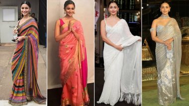 Alia Bhatt Birthday: She's a Sight to Behold in Her Sarees!