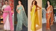 Gudi Padwa 2024 Outfit Inspo: Alia Bhatt, Janhvi Kapoor's Traditional Six Yards To Wear on this Festive Occasion