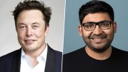 Parag Agrawal Sues Elon Musk: Former Twitter CEO Sues Billionaire for Over USD 128 Million in Severance, Tesla CEO Responds With Emoji