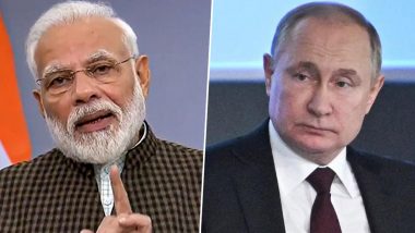 PM Narendra Modi Dials Vladimir Putin, Congratulates Him on His Re-Election As Russian President; Reiterates India’s Position on Ukraine-Russia War