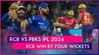 RCB vs PBKS IPL 2024 Stat Highlights: Royal Challengers Bengaluru Beat Punjab Kings By Four Wickets
