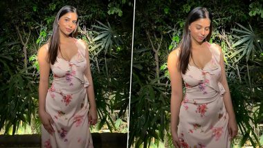 Summer Vibes! Suhana Khan Looks Cute In Pink Floral Dress, Ananya Panday Reacts
