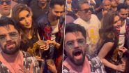 Maniesh Paul Vibes With Varun Dhawan, Kriti Sanon and Karan Kundrra at Diljit Dosanjh's Mumbai Concert (Watch Inside Videos)