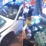 Mercedes Car Crash in Delhi Video: Luxury Car Rams Into Kachori Shop in Rajpur Road, Six Injured; Driver Held After CCTV Footage Surfaces