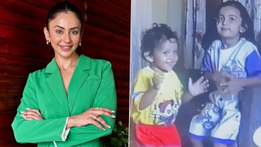 Rakul Preet Singh Shares Heartwarming Childhood Memories in Birthday Wish for Her Brother Aman Preet Singh (Watch Video)