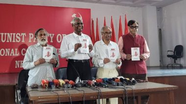 Lok Sabha Elections 2024: Communist Party of India Releases Manifesto for Upcoming Polls in Delhi