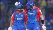 IPL 2024: Rishabh Pant&rsquo;s Carnage Helps Delhi Capitals Edge Over Gujarat Titans in Last-Ball Thriller