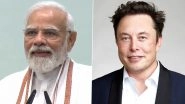 Elon Musk Congratulates Narendra Modi on Victory in 'World&rsquo;s Largest' Democratic Elections, Says 'Looking Forward to My Companies Doing Exciting Work in India'