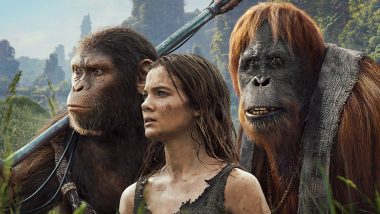 Kingdom of the Planet of the Apes: Noa and Mae Stand Strong in New Poster of Wes Ball’s Directorial; Sci-Fi To Hit the Theatres on May 10 (View Pic)