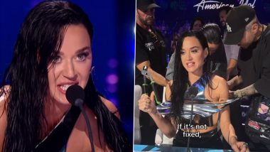 Katy Perry's Wardrobe Mishap Turns American Idol Stage into Unpredictable Fashion Fiasco! (Watch Video)