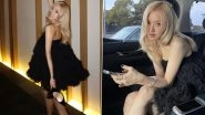 BLACKPINK's Ros&eacute; Dazzles in Striking Black Trapeze Cami Mini Dress! (View Pics)